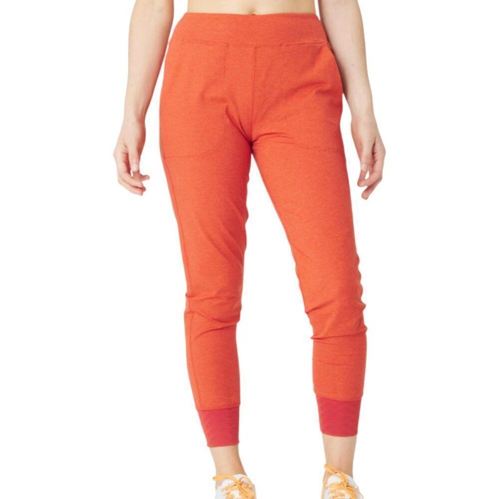 rabbit Women's Pockets Burnt Orange Joggers Jogalongs Summer Fig Size Small